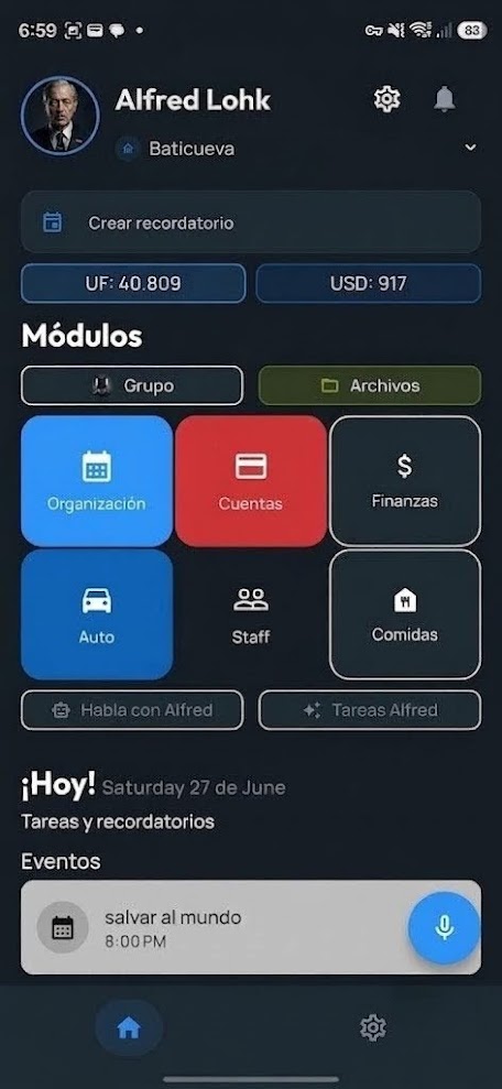 Dashboard de Lohk